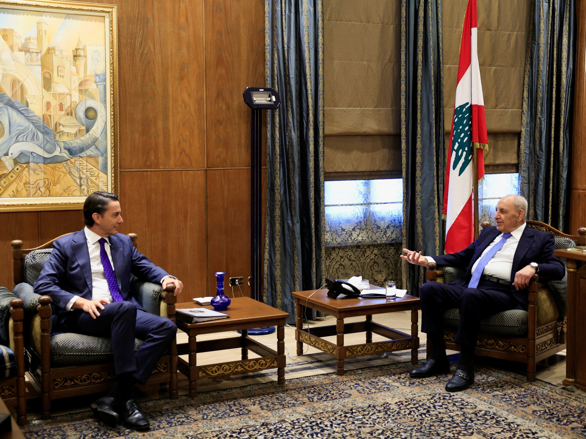 المبعوث الأميركي عاموس هوشستاين يصل إلى لبنان لإجراء محادثات لوقف إطلاق النار | إسرائيل تهاجم لبنان نيوز