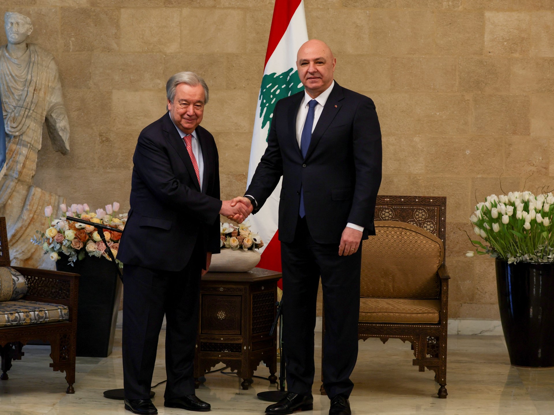 على إسرائيل أن تنسحب من لبنان بحلول 26 كانون الثاني (يناير) المقبل: الرئيس عون | إسرائيل تهاجم لبنان نيوز