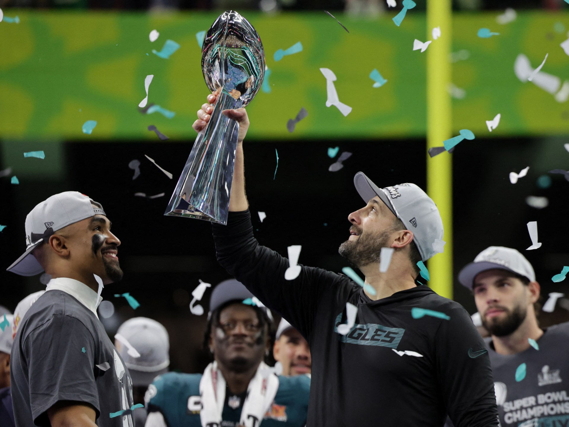 Super Bowl: Eagles ينكر رؤساء القبائل التاريخي الثلاثة في فوزه | أخبار كرة القدم الأمريكية