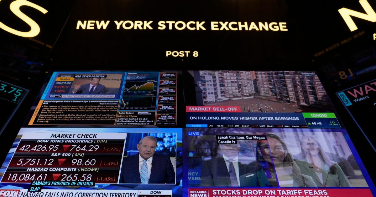 “Bloodbath”: يسلب سوق الأوراق المالية الأمريكية 1.75 تريليون بعد ملاحظات ركود ترامب | الأسواق المالية
