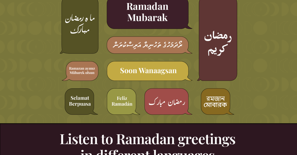 رمضان مبارك 2025: اسمع تحيات بلغات مختلفة | أخبار الدين