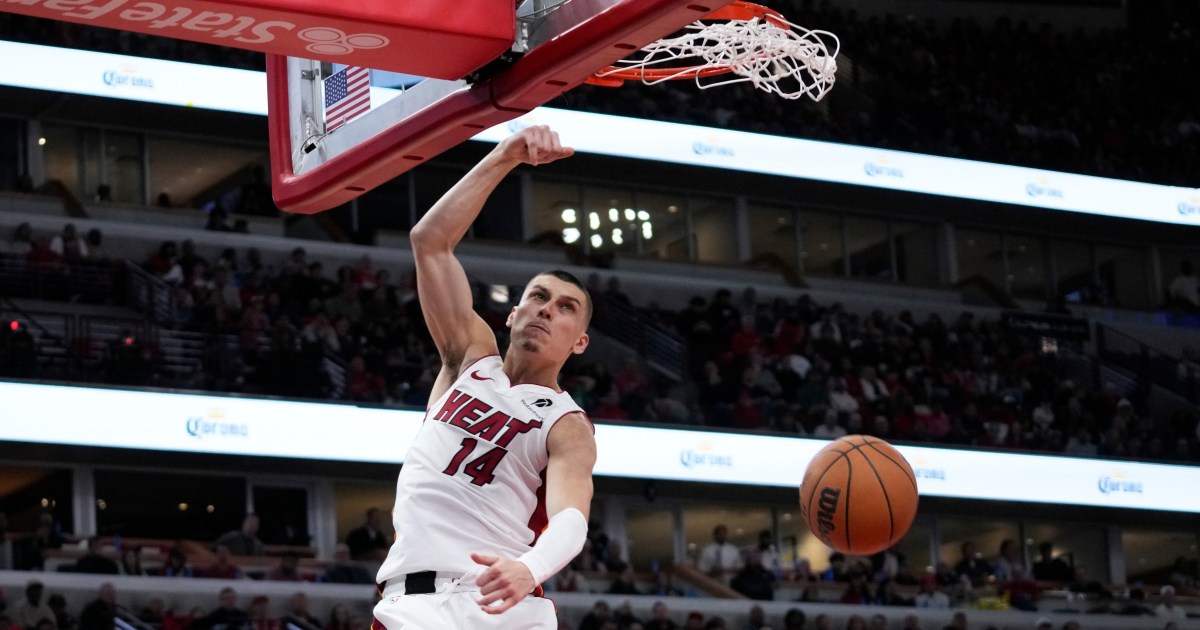 Herro ، Heat Scorch Bulls للتقدم في الدوري الاميركي للمحترفين ، مافريكس أزعج الملوك | أخبار كرة السلة