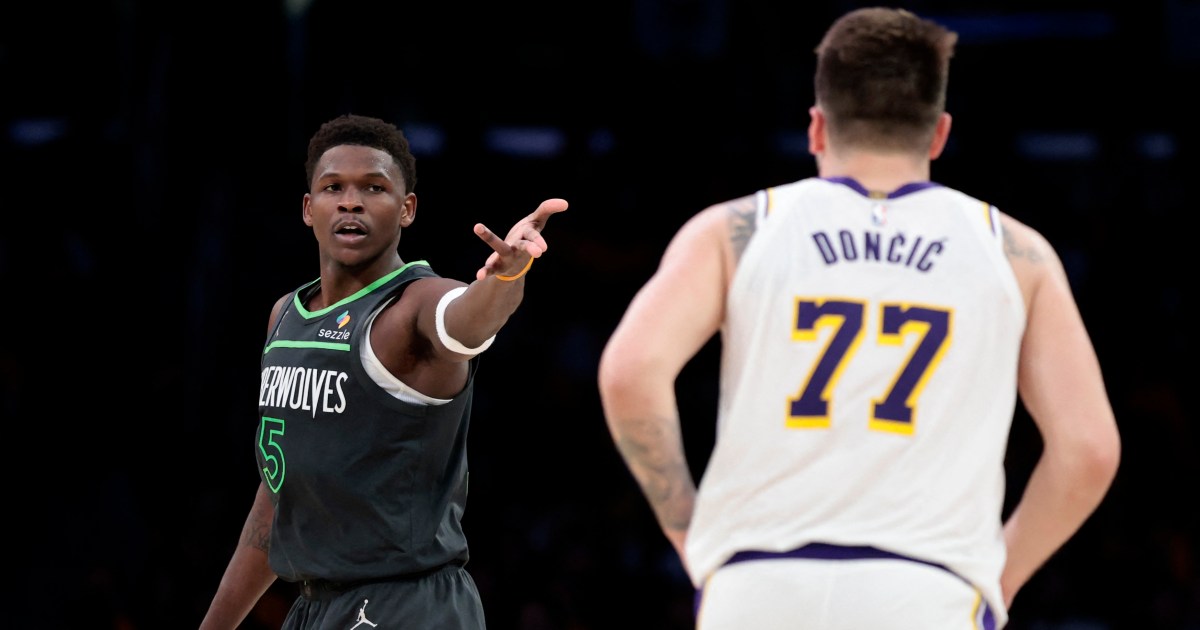 Doncic ، Lakers خسر أمام Timberwolves في اللعبة 1 من التصفيات | أخبار كرة السلة