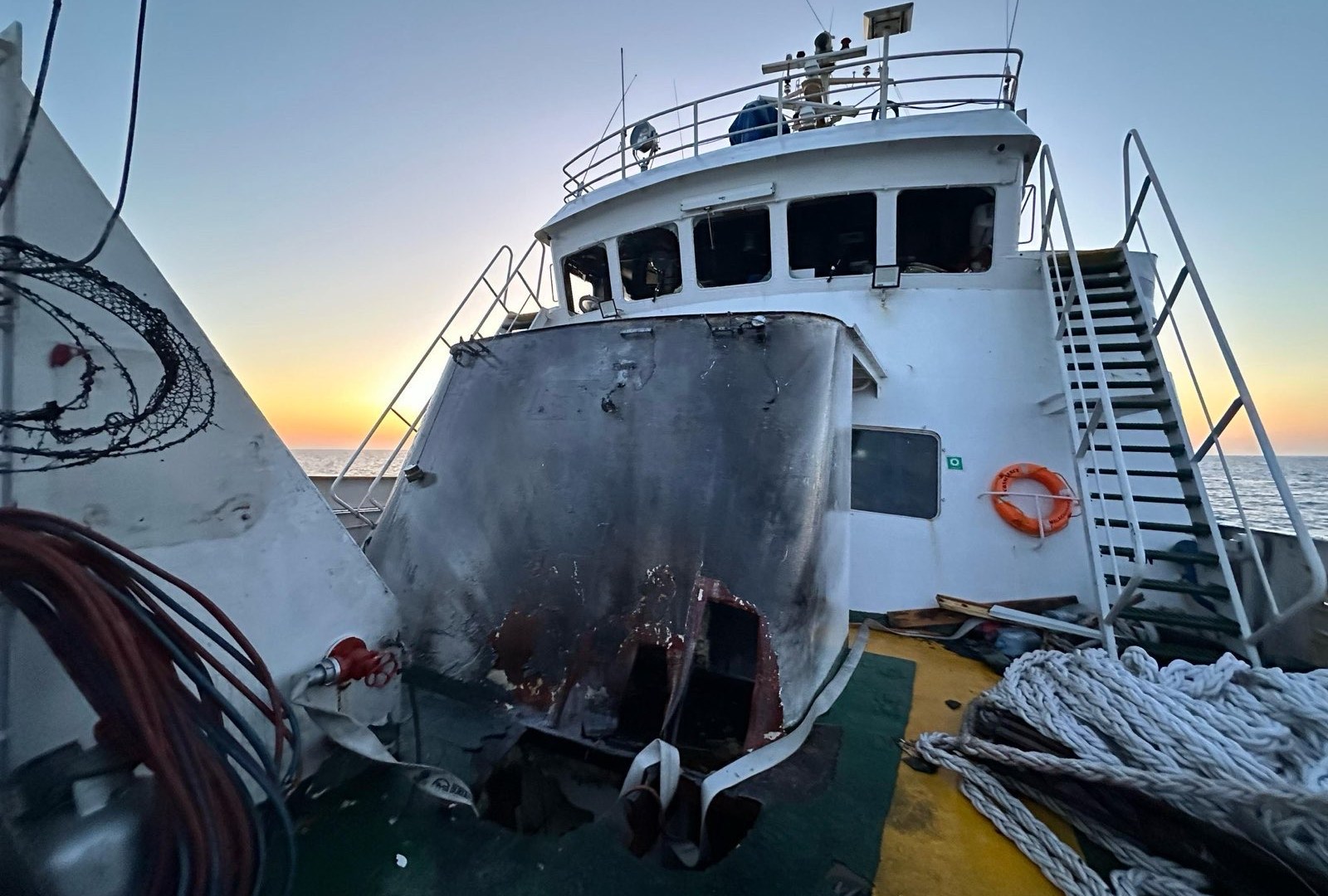 Freedom Flotilla يتهم إسرائيل هجوم بدون طيار المزعوم على سفينة المعونة في غزة | خبر الأخبار